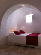 Trullo Iduna | Schlafzimmer mit Doppelbett